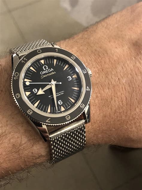 omega seamaster 300 milanese strap